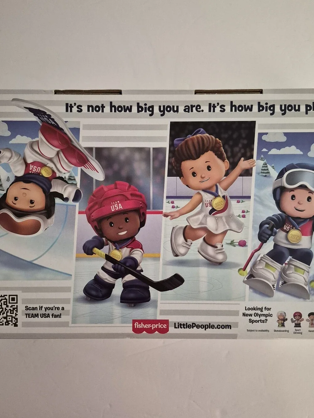 Fisher-Price Little People Collector Team USA 2022 Winter Sports Olympics Hockey